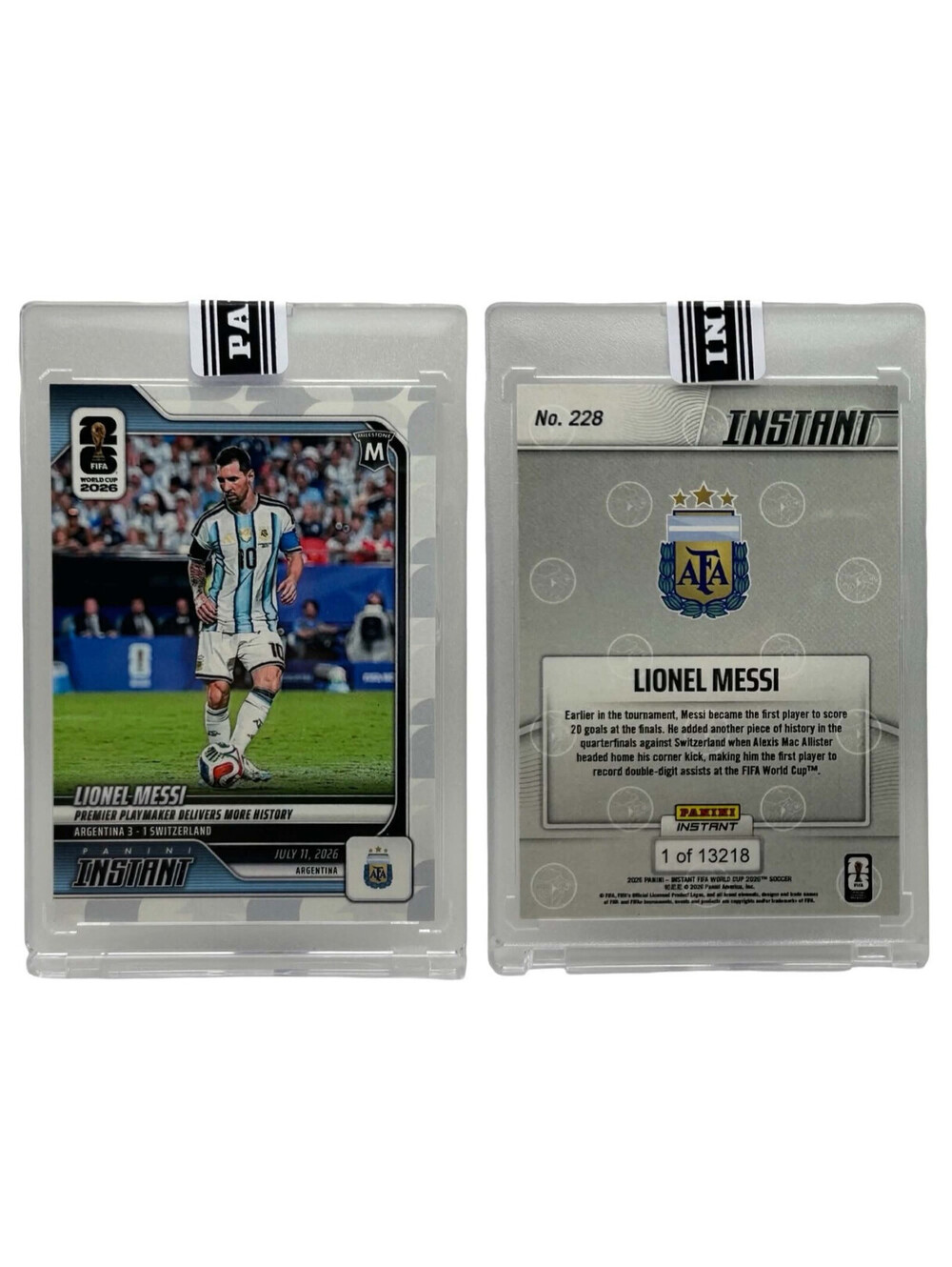 2026 Panini Instant FIFA World Cup #228 Lionel Messi Argentina